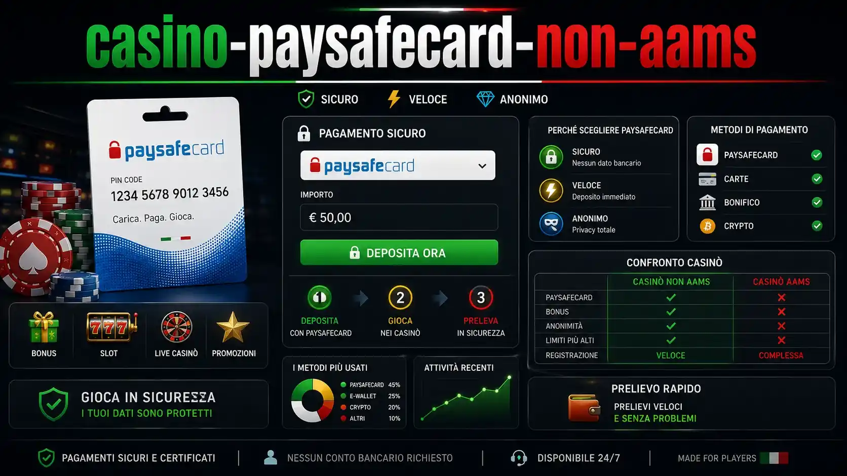 Casino paysafecard non aams